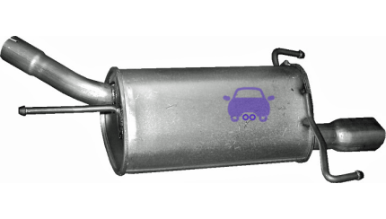 Einddemper (sport eindpijp) OPEL Corsa C