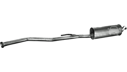 Einddemper BMW 525 Diesel