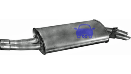 Einddemper BMW 324 Diesel