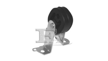 Ophangrubber met metaal