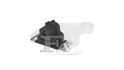 Ophangrubber met metaal
