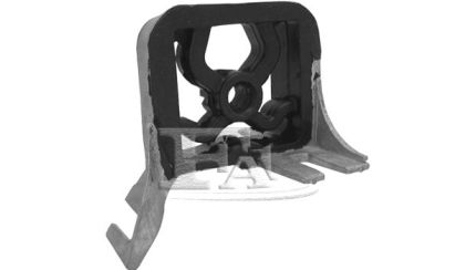 Ophangrubber met metaal