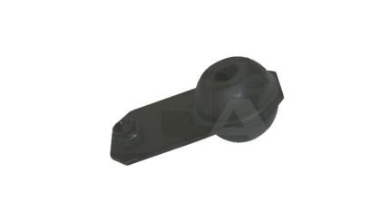 Ophangrubber met metaal
