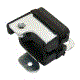 Ophangrubber met metaal