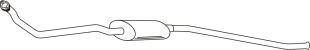Voorste demper PEUGEOT 205