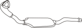 Katalysator VOLVO S70 V70 850