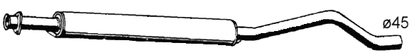 Middendemper BMW 1502 1600/2 1602 1802 2002 E10