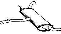 Einddemper BMW X5 3.0D