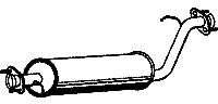 Middendemper LAND ROVER Range Rover 3.9i 4.0i 4.6i